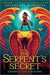 The Serpent's Secret - DasGupta young girl standing on multi-headed snake brandishing bow and arrow