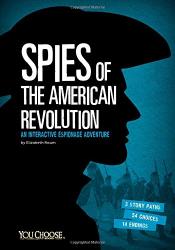 Spies of the American Revolution cover silhouette of colonial man