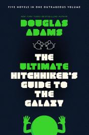 hitchhiker's guide to the galaxy book cover image